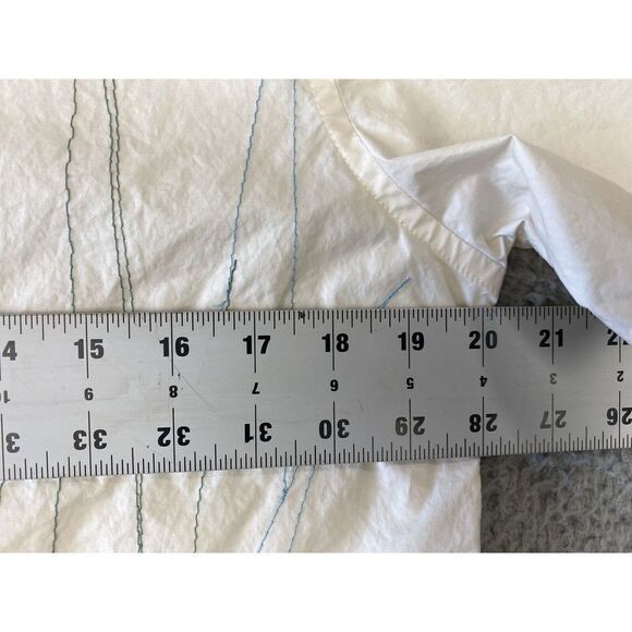 Rohka Button Up Shirt Mens Small/Medium Abstract Embroidered - Picture 6 of 9